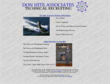 Tablet Screenshot of donhite.com